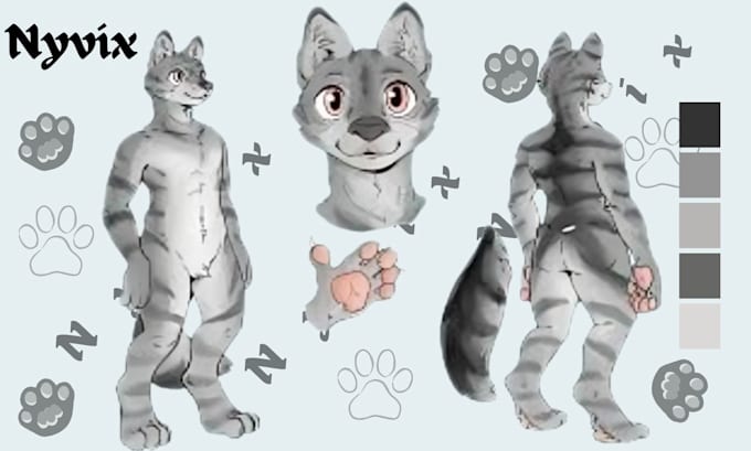 create furry reference sheet furry ref sheet nsfw ref sheet oc anthro character