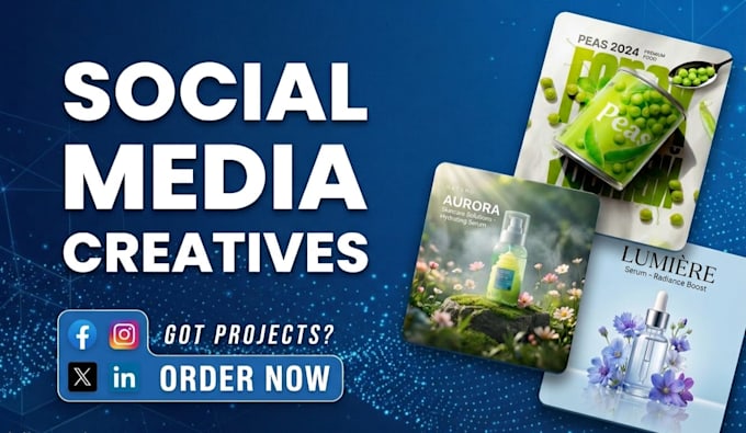 design clean and modern social media poster