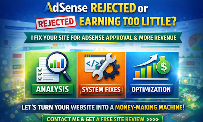 fix google adsense rejection issues and review your website for adsense approval