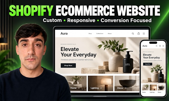 build a conversion focused shopify ecommerce website
