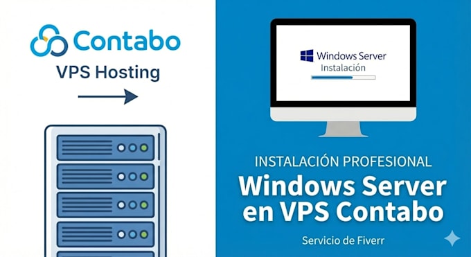 instalaré windows server en tu vps de contabo