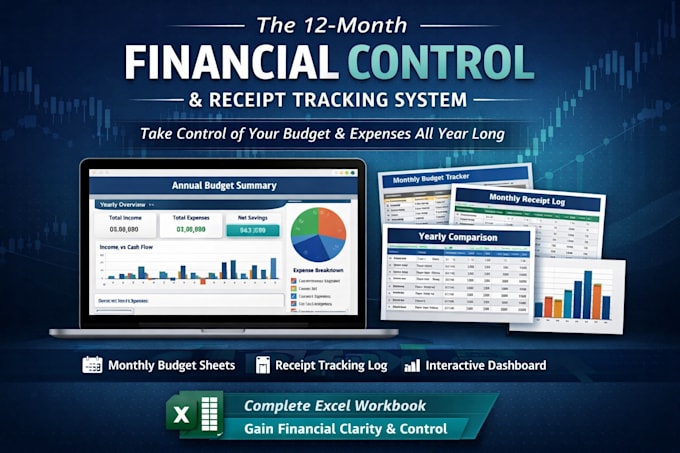 create an excel based financial control dashboard