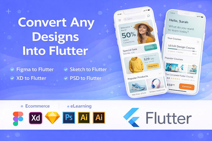convert figma sketch adobe xd designs to flutter