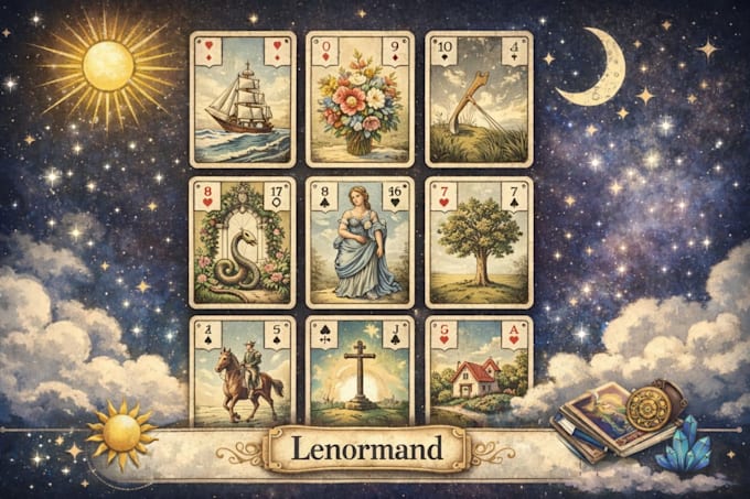 do a lenormand reading for you within 24 hours