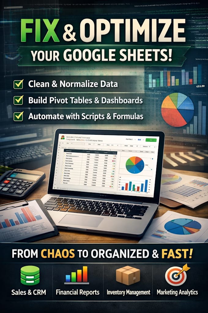 clean, structure, normalize and optimize your complex google sheets databases