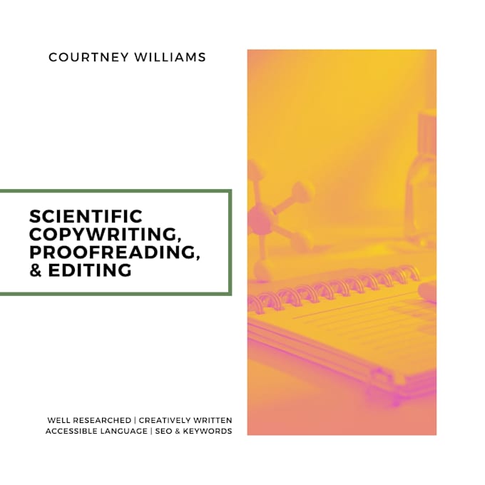 edit, proofread, and revise your science copy