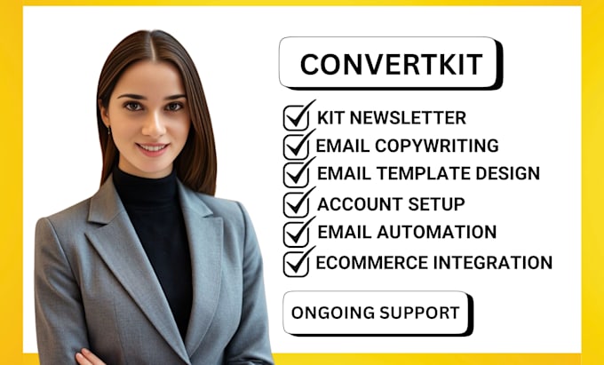 setup convert kit newsletter template kit landing page kit email sequence expert