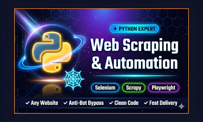 build a python web scraping and automation script for any website