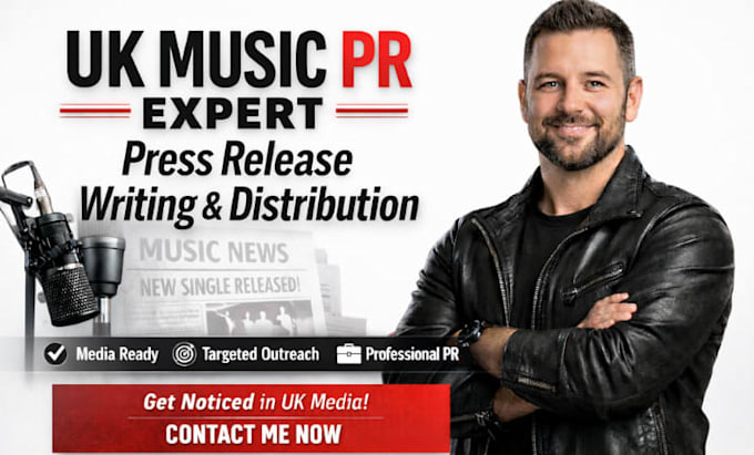 write distribute press release music PR UK media coverage design services