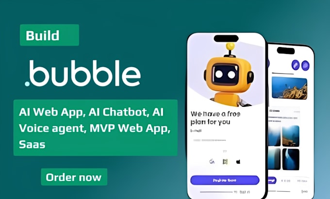 develop bubble ai chatbot ai voice agent app ai mvp app bubble ai website