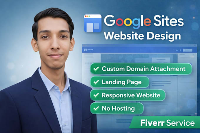 create professional website using google sites with content