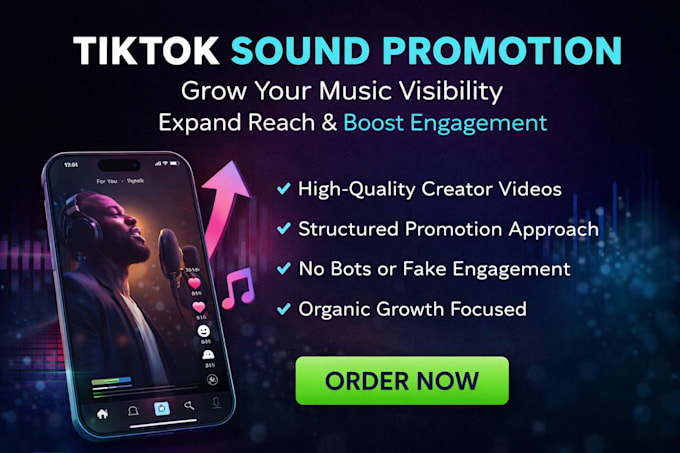 make 500 post on tiktok using your sound or music,   create post on instagram