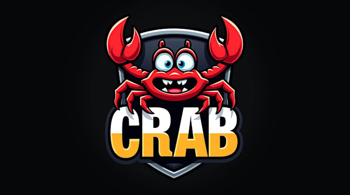 make a unique crab logo with unlimited revisions