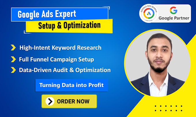 be your google ads expert adwords and PPC specialist to improve ROI