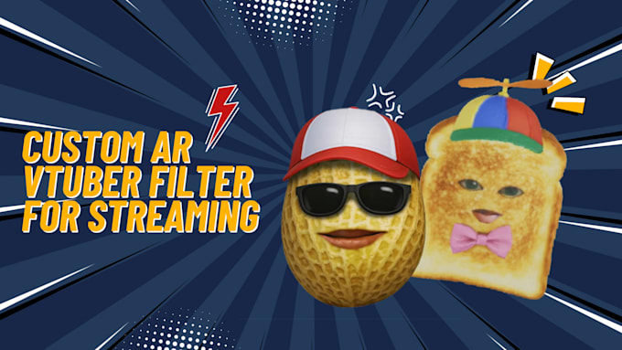 create custom 3d ar vtuber filter for snap camera and lens studio streaming
