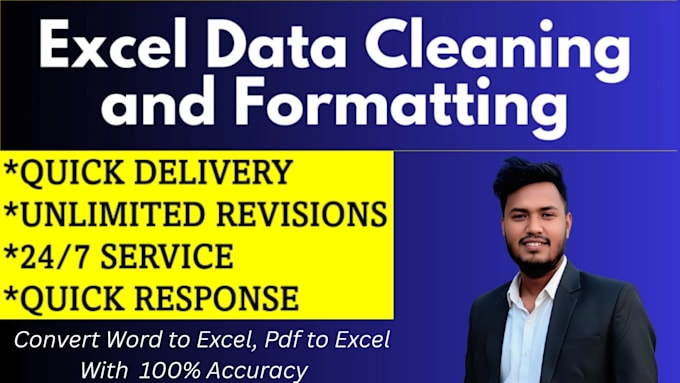excel data cleaning and formatting