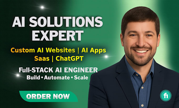 develop ai website, ai app, ai saas, chatgpt as ai engineer