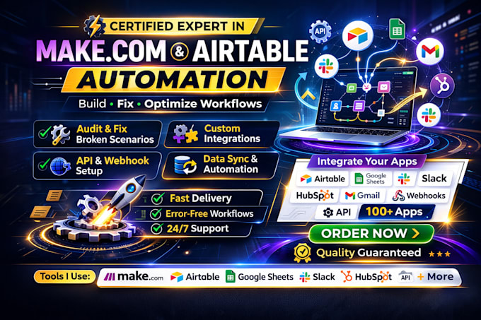 audit build or fix your make com workflow automation n8n optimize your business