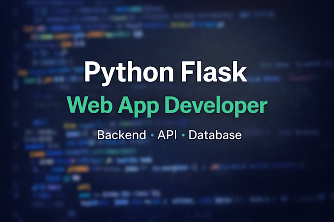 build a custom python flask web app