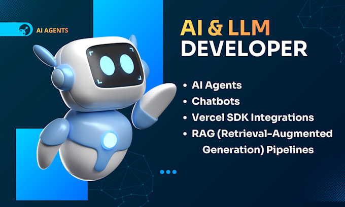 develop ai chatbots, rag pipelines, and intelligent ai agents