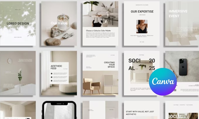 Do 2026 canva instagram posts aesthetic carousel templates for coaches ...
