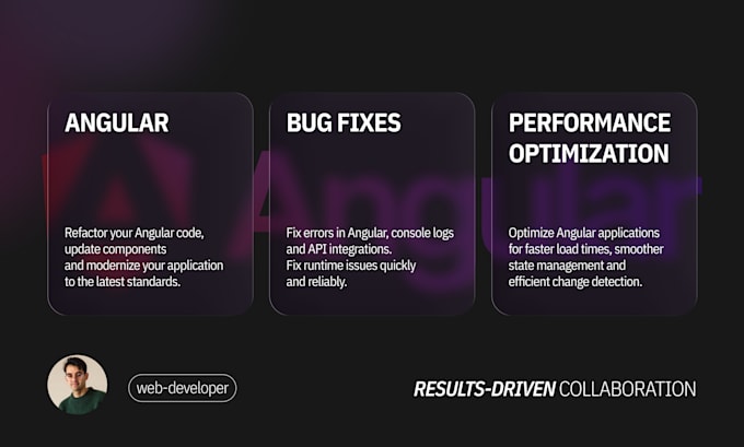 fix angular bugs, errors, performance and API issues