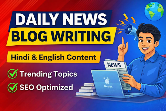 write SEO optimized blog writing  and articles in hindi