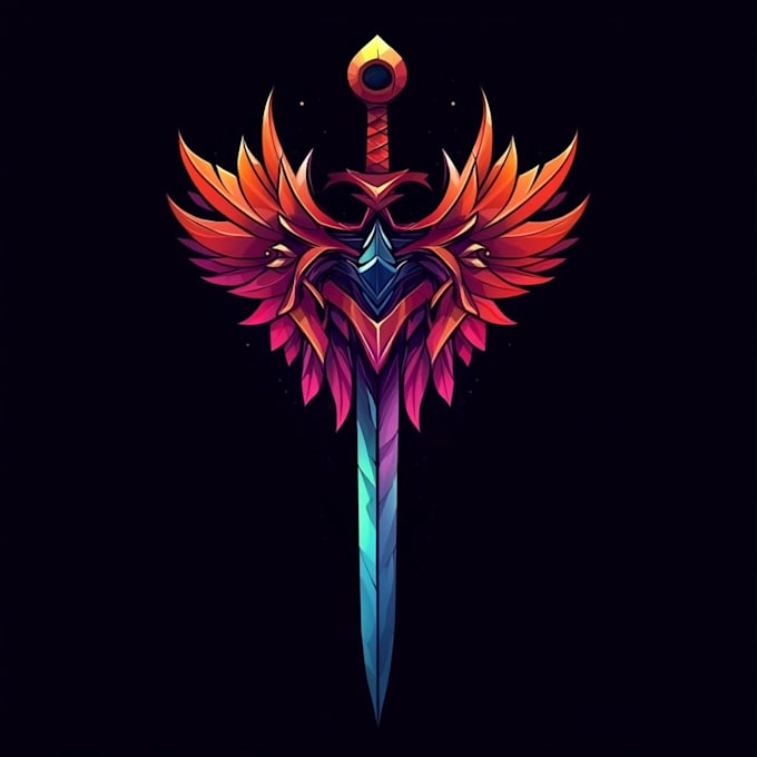 do a fantasy game logo