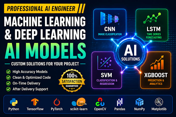 develop machine learning and deep learning ai models