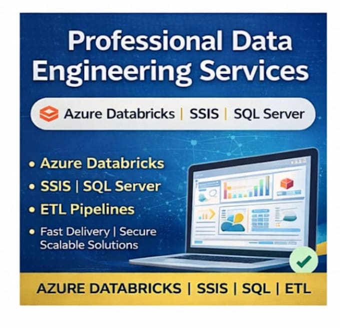 do azure databricks, ssis and sql data engineering tasks