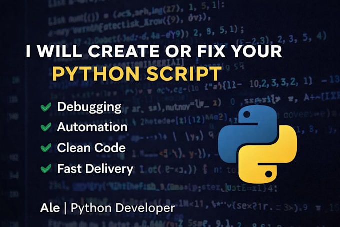 write clean and efficient python scripts