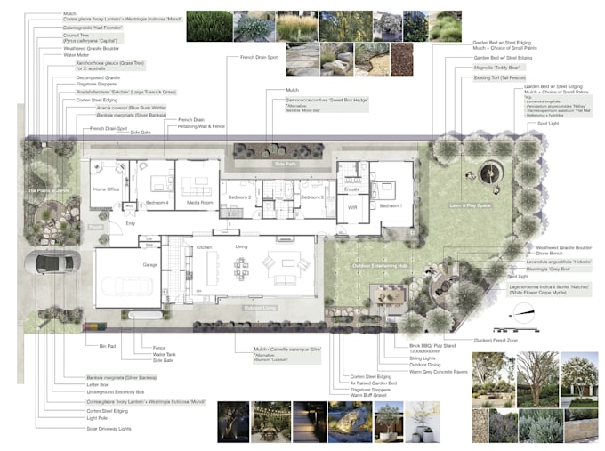 design your residential landscape, backyard and garden plans