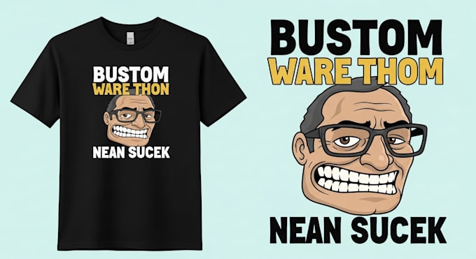 design a custom funny meme t shirt design