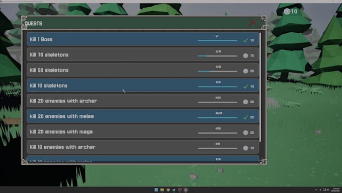 develop professional game UI, hud, menus, and implement UI sound effects