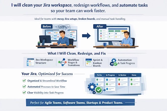 clean up jira workflows fix sprint boards automate tasks and improve tracking