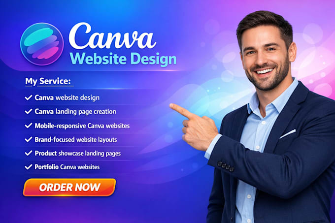 build canva ugc portfolio website landing page ebook template design presentatio