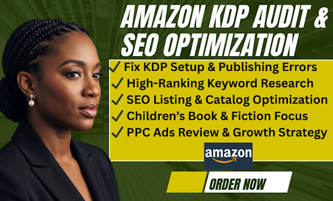 audit amazon kdp account fix kdp setup errors amazon kdp optimization ppc ads