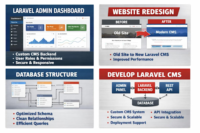 Construir panel de administración y cms en laravel