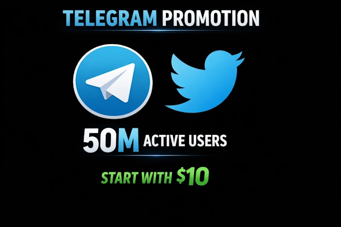 do telegram promotion, telegram ads, twitter marketing