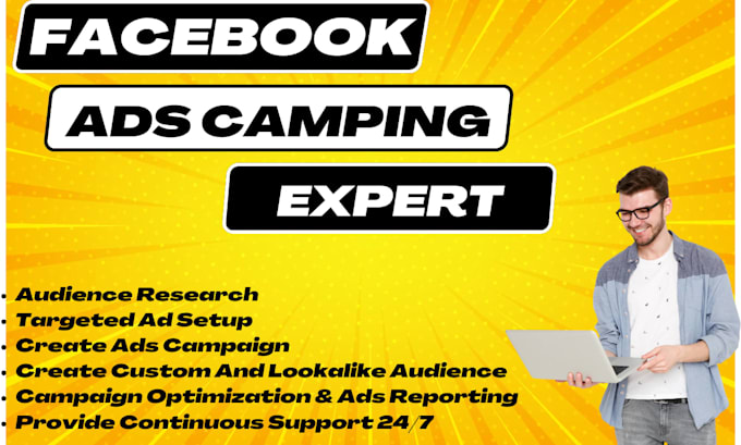 be your facebook ads camping expert for high sales
