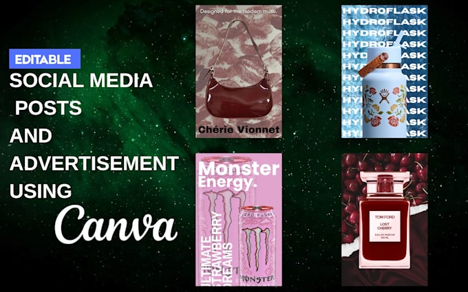 make editable social media designs on canva for cheap