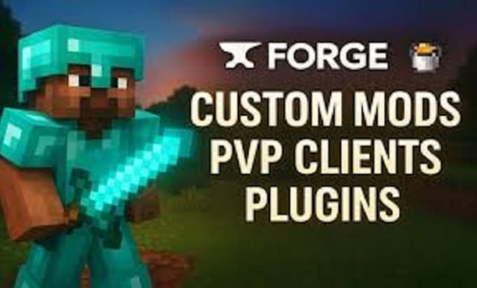 create custom minecraft forge mods, pvp clients, modpacks and bukkit plugins