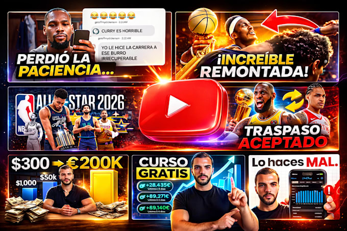 design high CTR viral youtube thumbnails