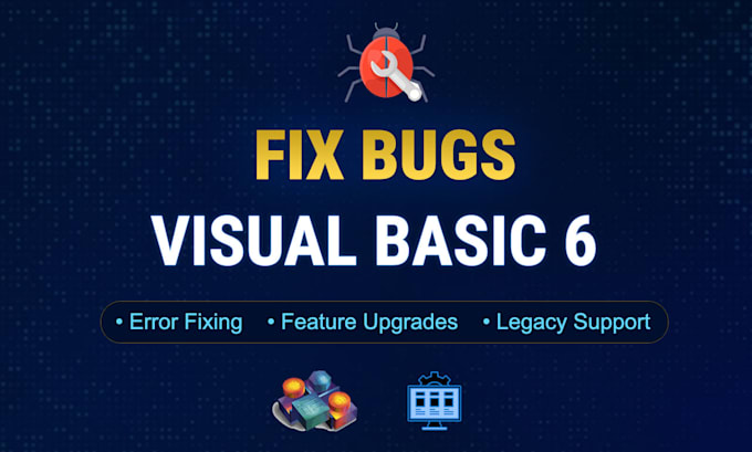 Consertar bugs no visual basic 6 e melhorar a funcionalidade do ...