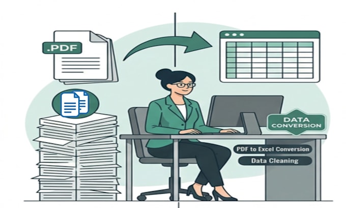 do PDF to excel, data entry and data cleaning with accuracy