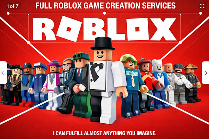 do full roblox game, roblox script, vfx, ui, gui roblox ugc bloxburg