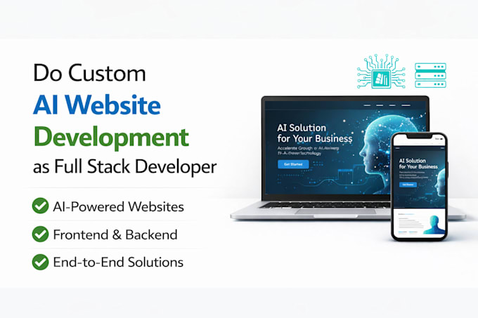 build a modern ai powered website with chatbot integration