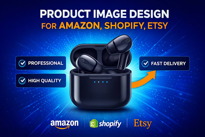 create ecommerce product image design for amazon listing