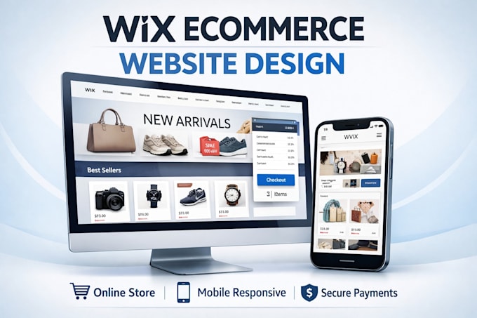 design wix ecommerce website, wix online store design, wix store design