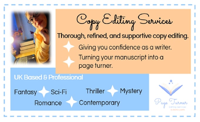 copy edit your fiction manuscript